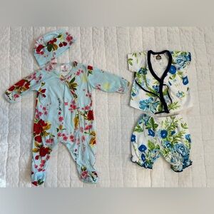 LA boutique Organic Floral Sets 6 Month